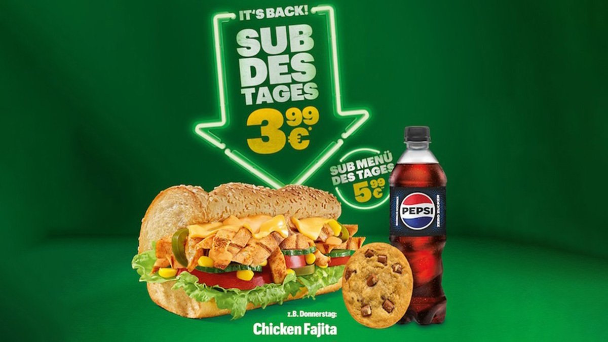 sub des tages heute